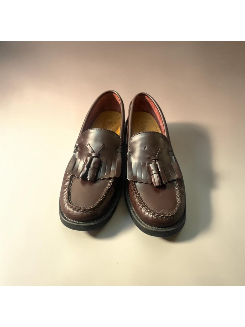 G.H. Bass Weejuns Marietta II Tassel Loafers Brown Leather Kiltie 6.5 Classic